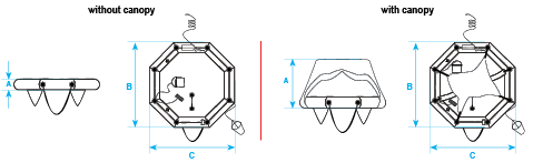 LALIZAS COASTAL COMPACT drawing for dimensions
